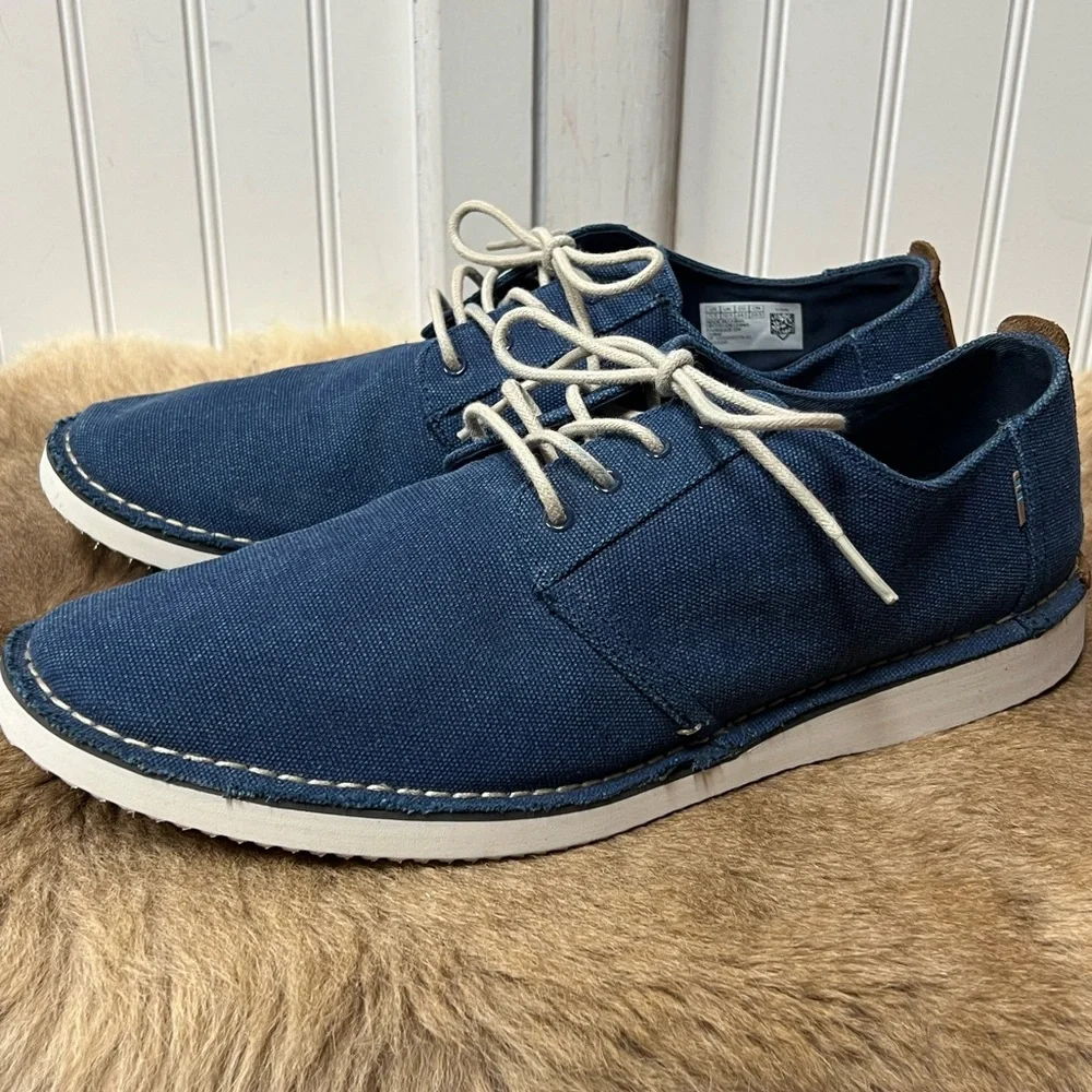Toms Preston Washed Canvas Shoes 11.5